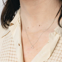 Mini Heart Twig Necklace