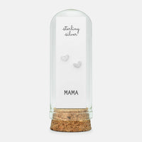 Heart Studs - Mama