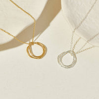 Silver Loops Necklace