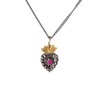 Mini Mexican Heart Necklace