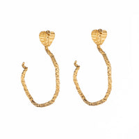 Snake Hoop Earrings