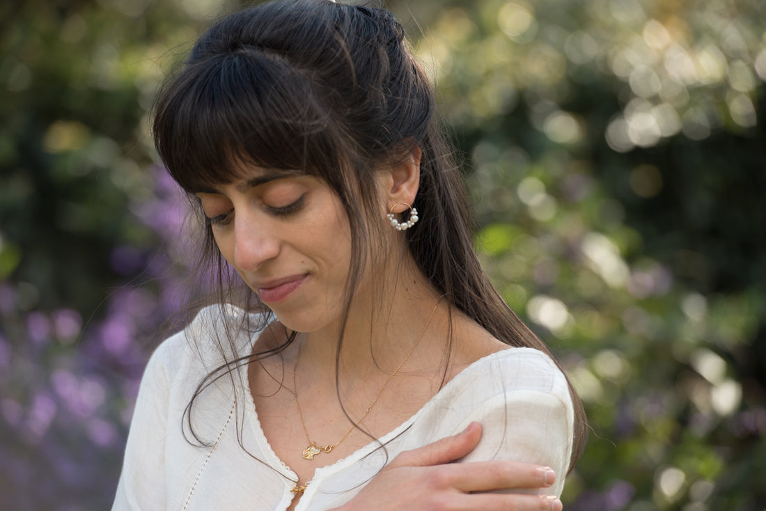 Large Baroque Pearl Cluster Earrings