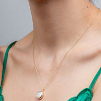 9ct Yellow Gold Pearl Pendant Necklace