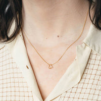 Mini Heart Twig Necklace
