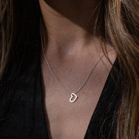 Silver Cupid Necklace