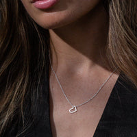 Silver Cupid Necklace