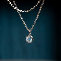 Rose Cut Diamond Pendant