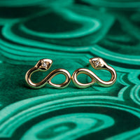 Alauna Baby Snake Studs