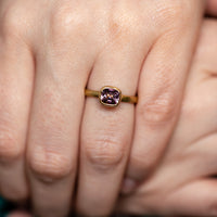 Dusky Pink Spinel Ring