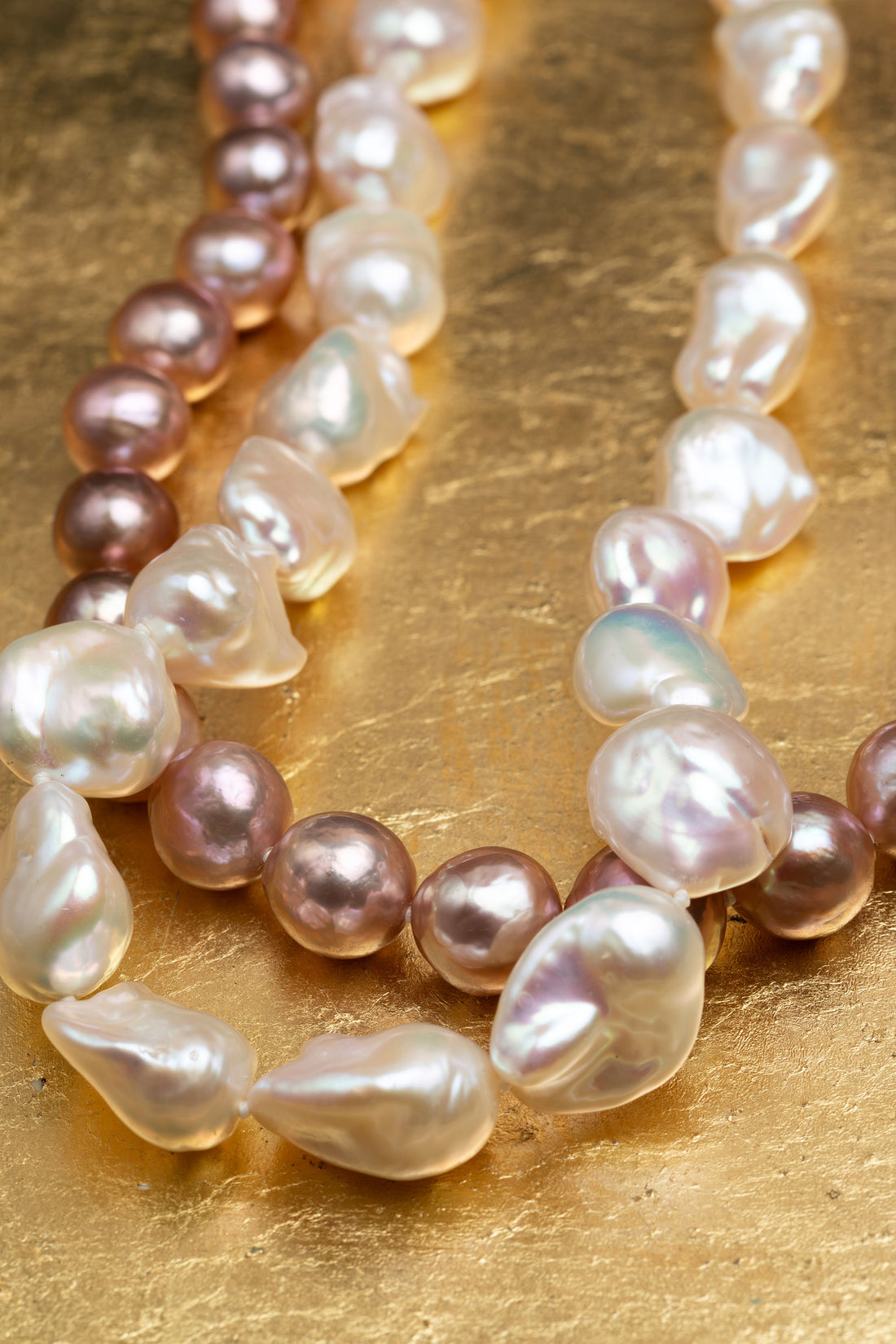 Baroque Pearl Statement Necklace
