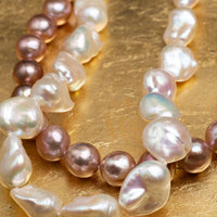 Baroque Pearl Statement Necklace