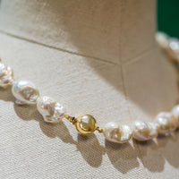 Baroque Pearl Statement Necklace