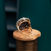 Amethyst and Diamond Cocktail Ring