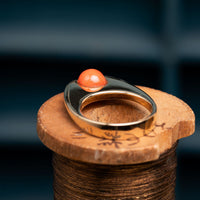 Retro Coral Ring