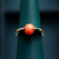 Retro Coral Ring