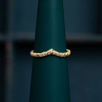 18ct Diamond Wishbone Ring