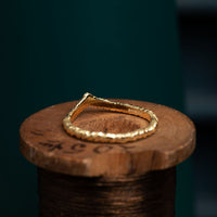 18ct Diamond Wishbone Ring