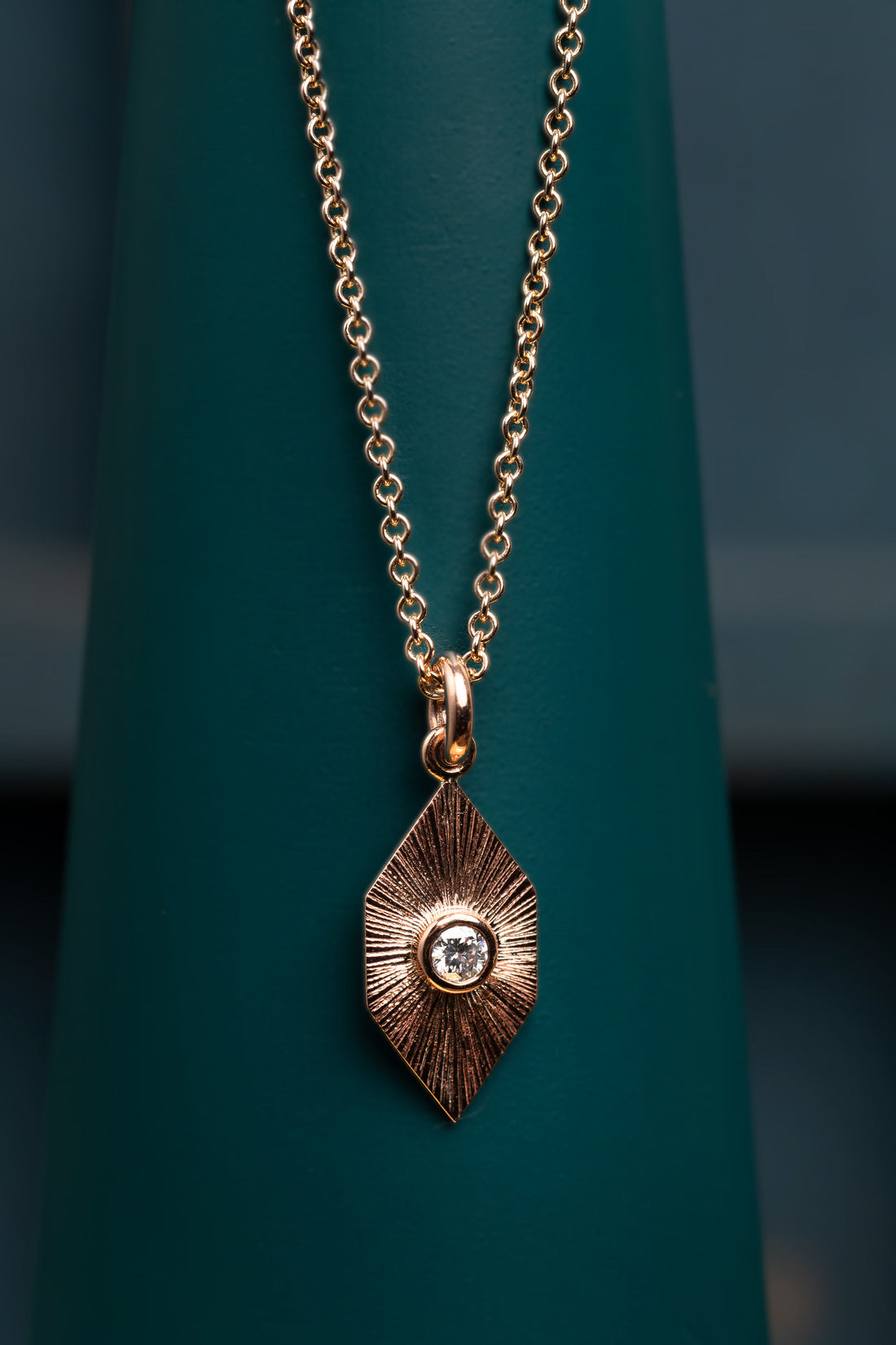 Geometric Sunray Pendant