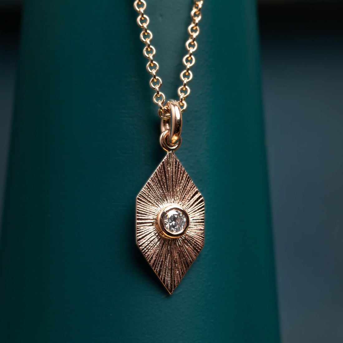 Geometric Sunray Pendant