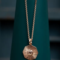 Octagonal Sunray Pendant