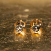 Rose Cut Rubover Studs