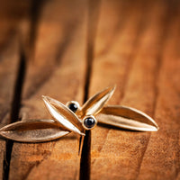 Olive Leaf Alauna Earrings