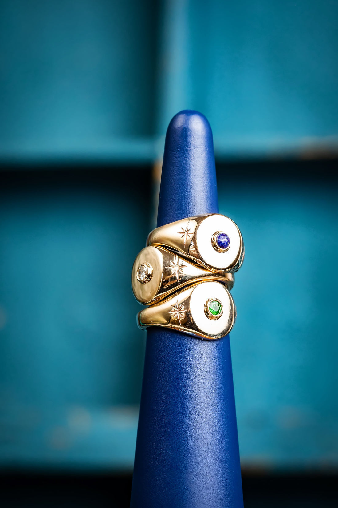 Alauna Jewelled Signet Rings