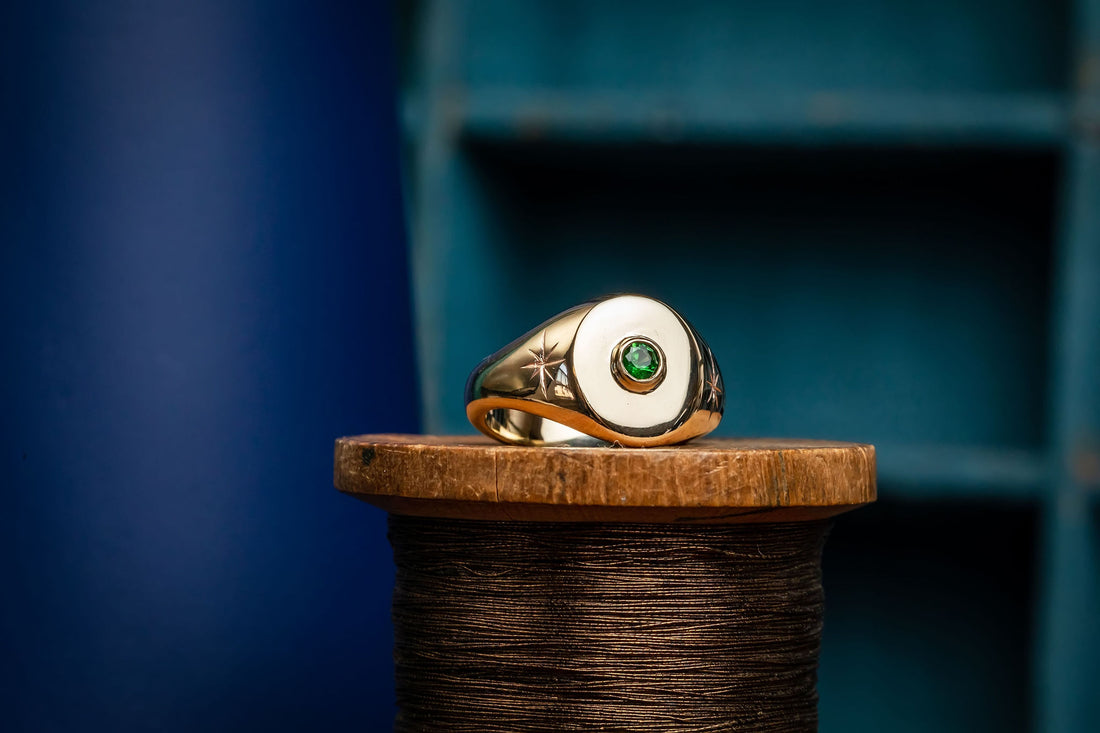 Alauna Jewelled Signet Rings