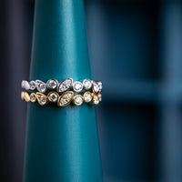 Tumbled Shapes Eternity Ring