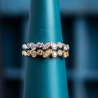 Tumbled Shapes Eternity Ring