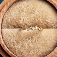 Tumbled Shapes Eternity Ring