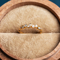 Tumbled Shapes Eternity Ring
