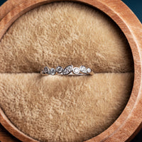Tumbled Shapes Eternity Ring