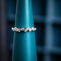 Tumbled Shapes Eternity Ring