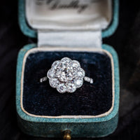 Spectacular Diamond Cluster Ring