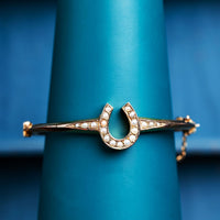 Victorian Horseshoe Bangle
