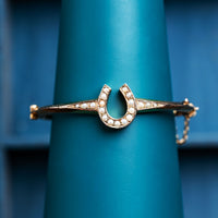 Victorian Horseshoe Bangle
