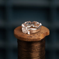 18ct White Gold Floral Diamond Ring