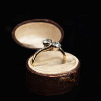 18ct and Platinum Toi et Moi Diamond ring