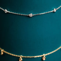 Diamond Dotty Drops Bracelet