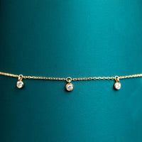Diamond Dotty Drops Bracelet