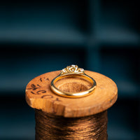 Temple III cinnamon diamond ring