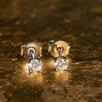 diamond stud earrings
