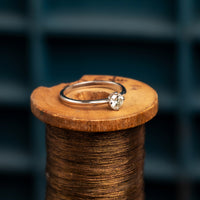 Platinum 0.35ct Diamond Ring