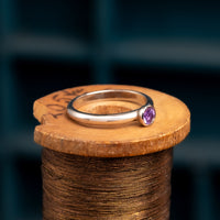 White Gold Alauna Stacking Ring