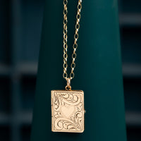 9ct Yellow Gold Book Locket