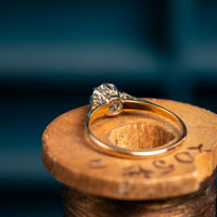 18ct yellow gold Solitaire 0.63ct diamond ring