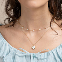 Héritage no. 3-9ct Yellow Gold Pearl Pendant Necklace