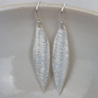 Silver Palm Earrings