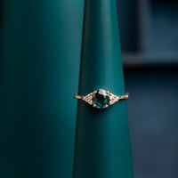 Teal Sapphire Ring